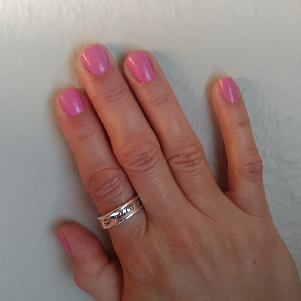 Tiffany & Co 1837 sz 10 beveled ring